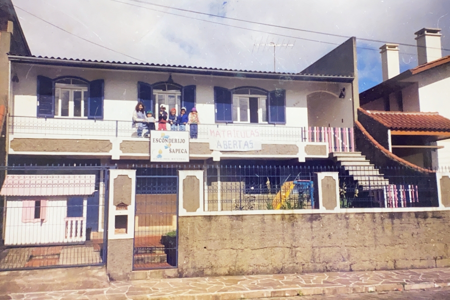 Primeira casa onde foi inaugurada a escola
